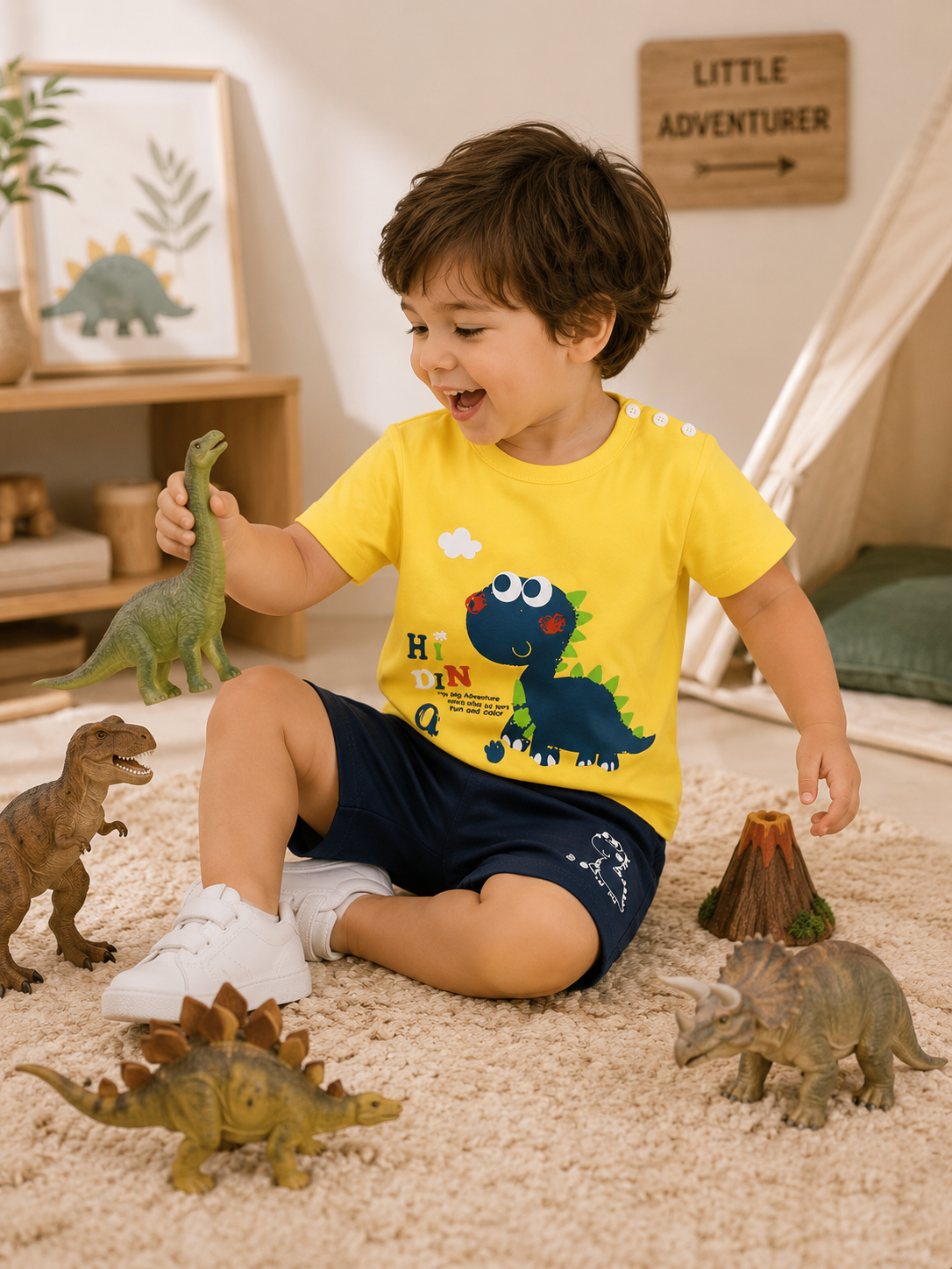 Adventure Cotton Summer Set | 2-Piece Toddler Outfit