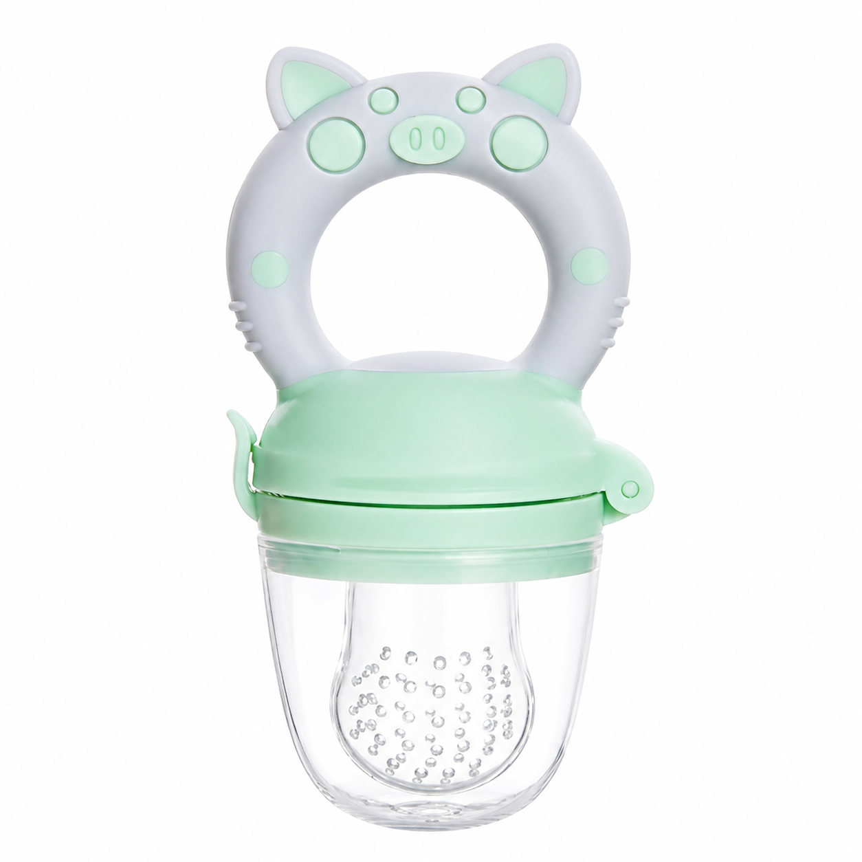 Silicone Baby Fruit Feeder & Teether | Safe Weaning Pacifier for Fresh & Frozen Food