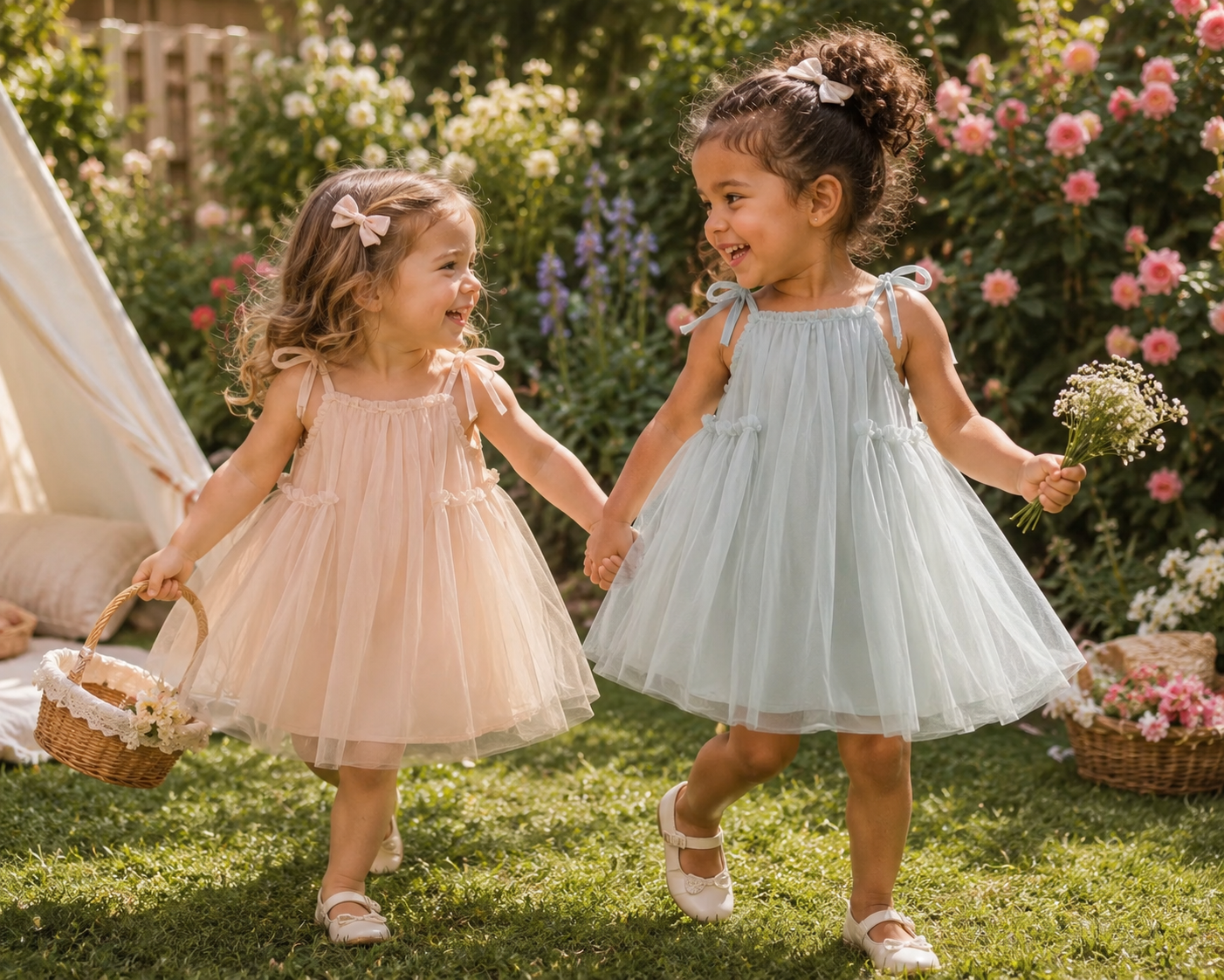 Tulle Princess Dress | Summer Mesh Baby & Toddler Girls Dress