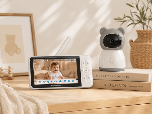 Smart HD Baby Monitor with 5” Display, App Control & Two-Way Audio