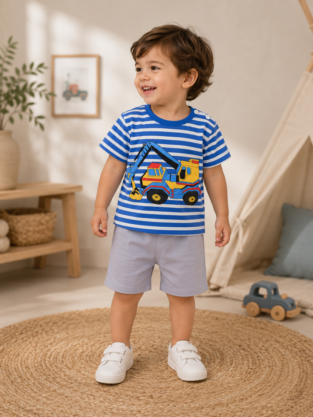 Adventure Cotton Summer Set | 2-Piece Toddler Outfit