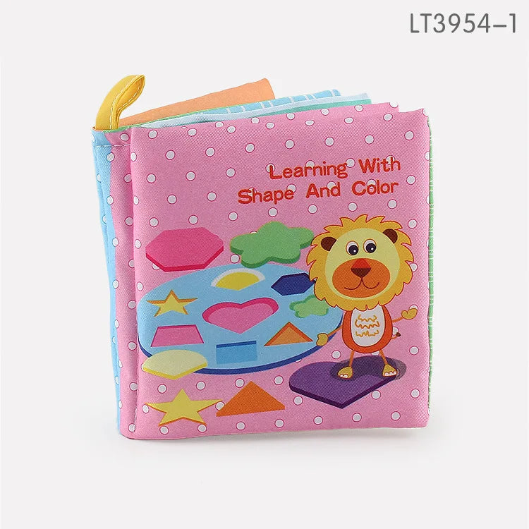 Sensory Baby Cloth Book | Soft Crinkle & Touch-and-Feel Learning Toy