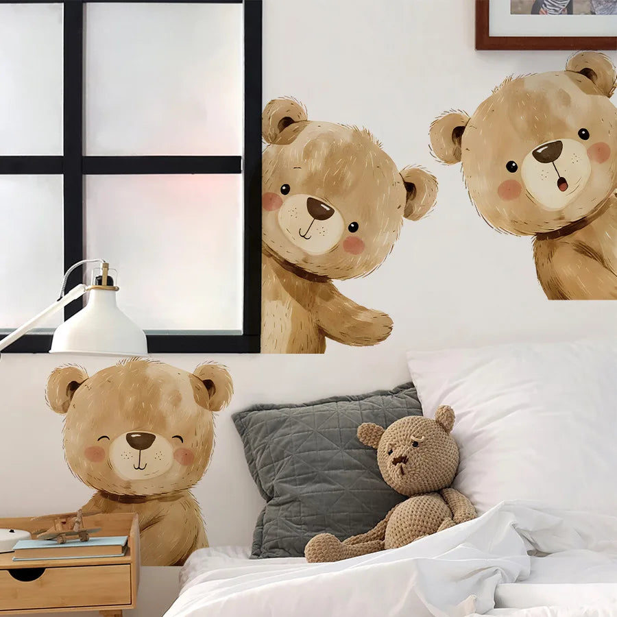 Forest Animal Nursery Wall Stickers | Removable Kids Room Wall Decals