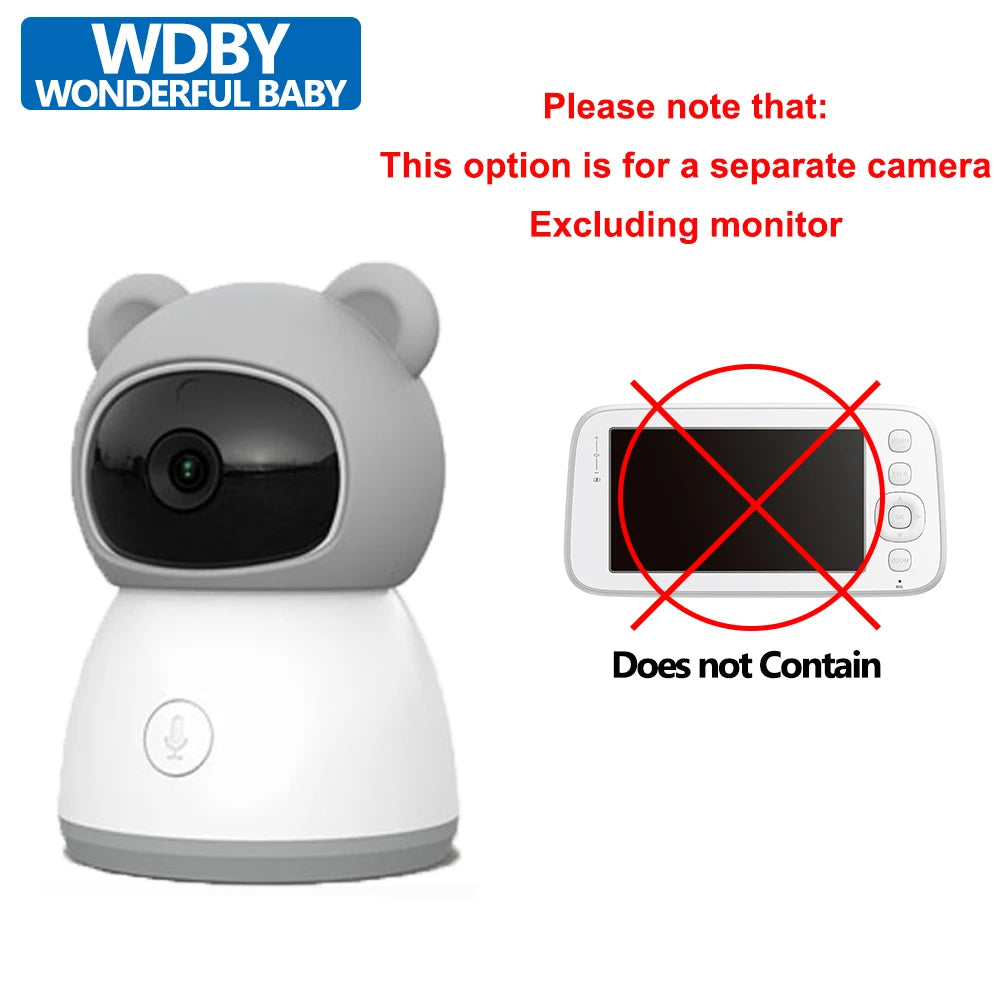 Smart HD Baby Monitor with 5” Display, App Control & Two-Way Audio