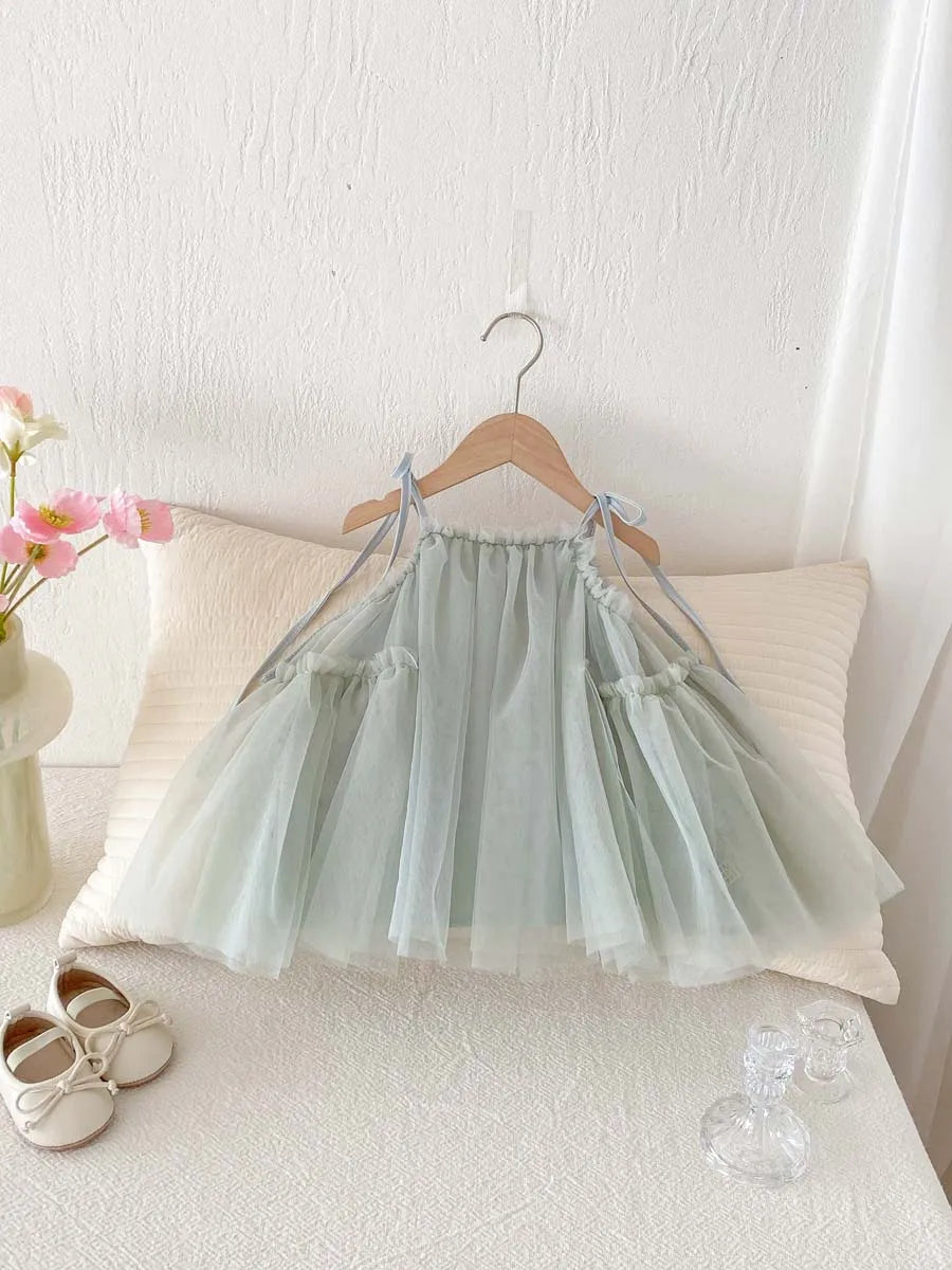 Tulle Princess Dress | Summer Mesh Baby & Toddler Girls Dress