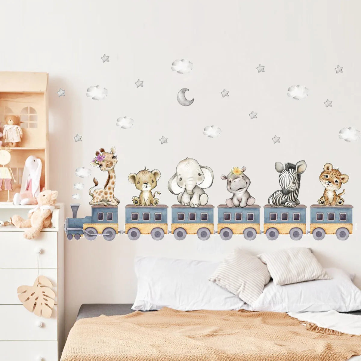 Forest Animal Nursery Wall Stickers | Removable Kids Room Wall Decals