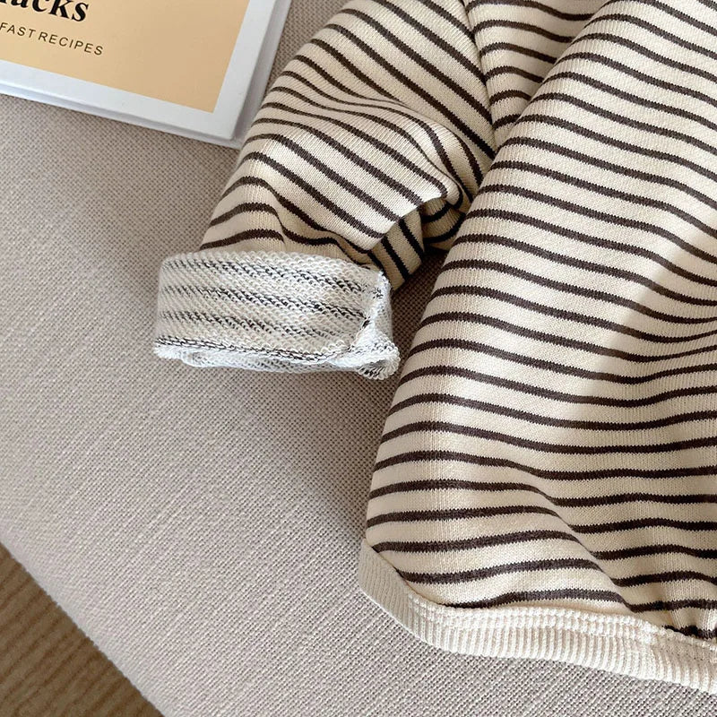 Classic Striped Kids Sweatshirt | Soft Long Sleeve Pullover